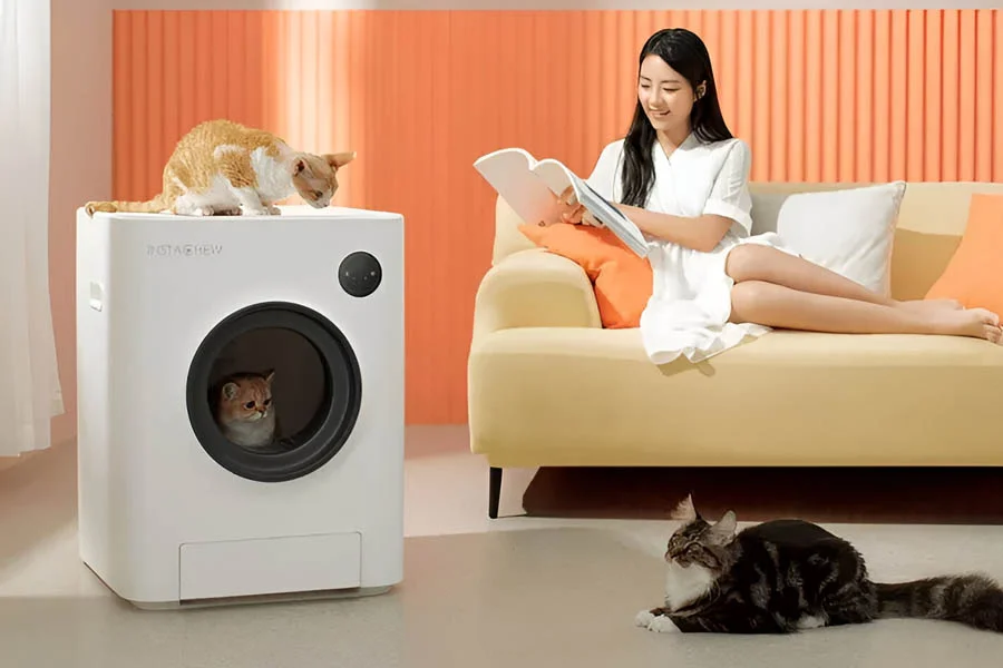 auto cat litter
